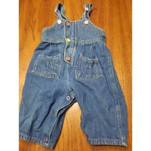 Little Ones Bibs Toddler Girls Denim Overalls Vintage 12 Months